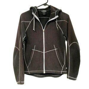 REI Recreational Equipment Inc. women's black vintage fleece jacket size small